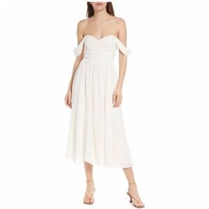NEW Reformation Violet Dress Ivory 4